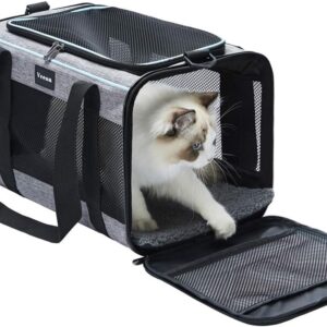Carriers Soft-Sided Pet Carrier for Luxury Cats In All The Tour Journeys
