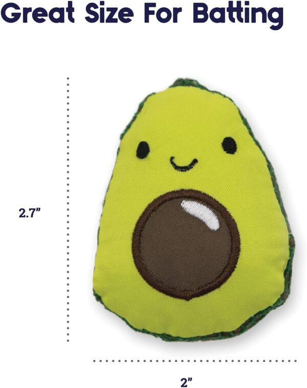 Catstages Lil’ Avocato Dental Health Catnip Cat Chew Toy For Pets - Image 2