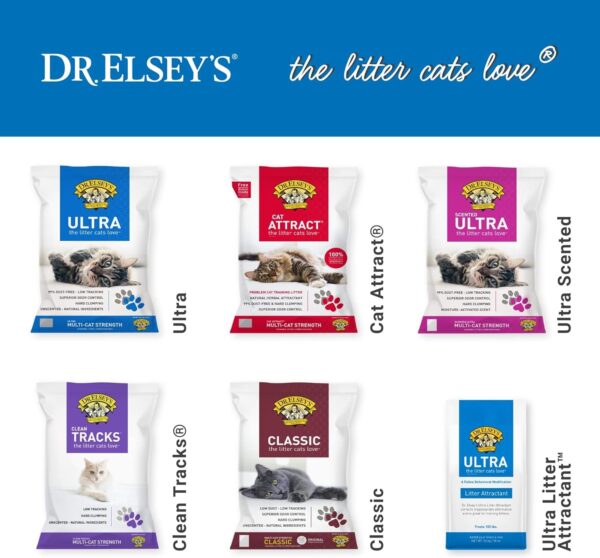 Dr. Elsey’s Premium Clumping Cat Litter – Ultra – 99.9% Dust-Free, And Low Tracking - Image 2