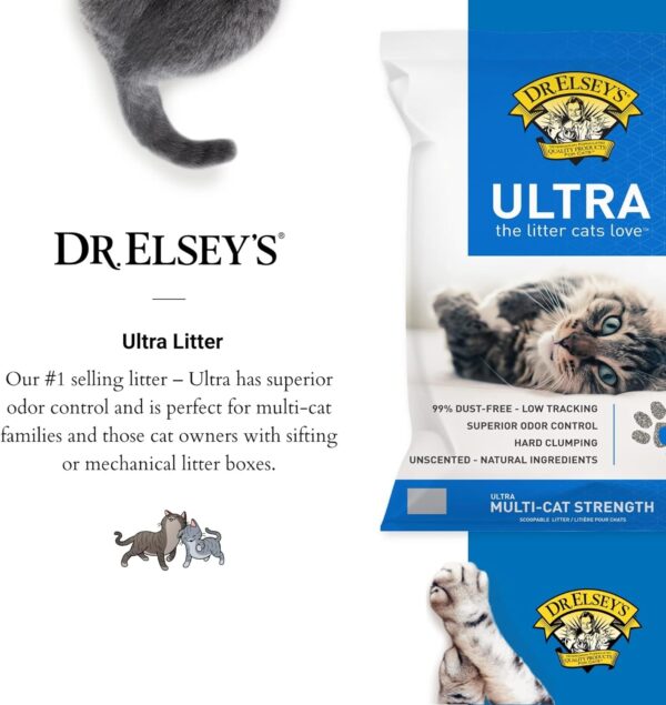 Dr. Elsey’s Premium Clumping Cat Litter – Ultra – 99.9% Dust-Free, And Low Tracking - Image 3