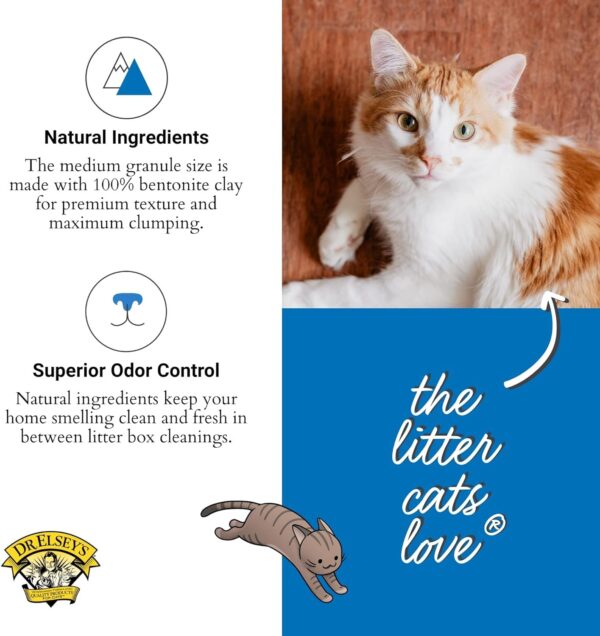 Dr. Elsey’s Premium Clumping Cat Litter – Ultra – 99.9% Dust-Free, And Low Tracking - Image 4